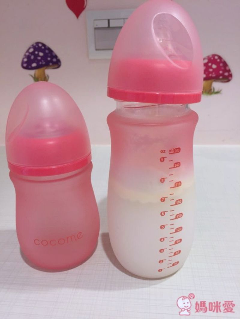 【買1送1】cocome 可可萌 防爆感溫玻璃奶瓶