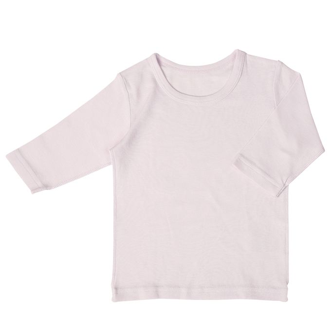 akachan honpo - 長袖圓領速乾上衣-2件組 公主-紫色