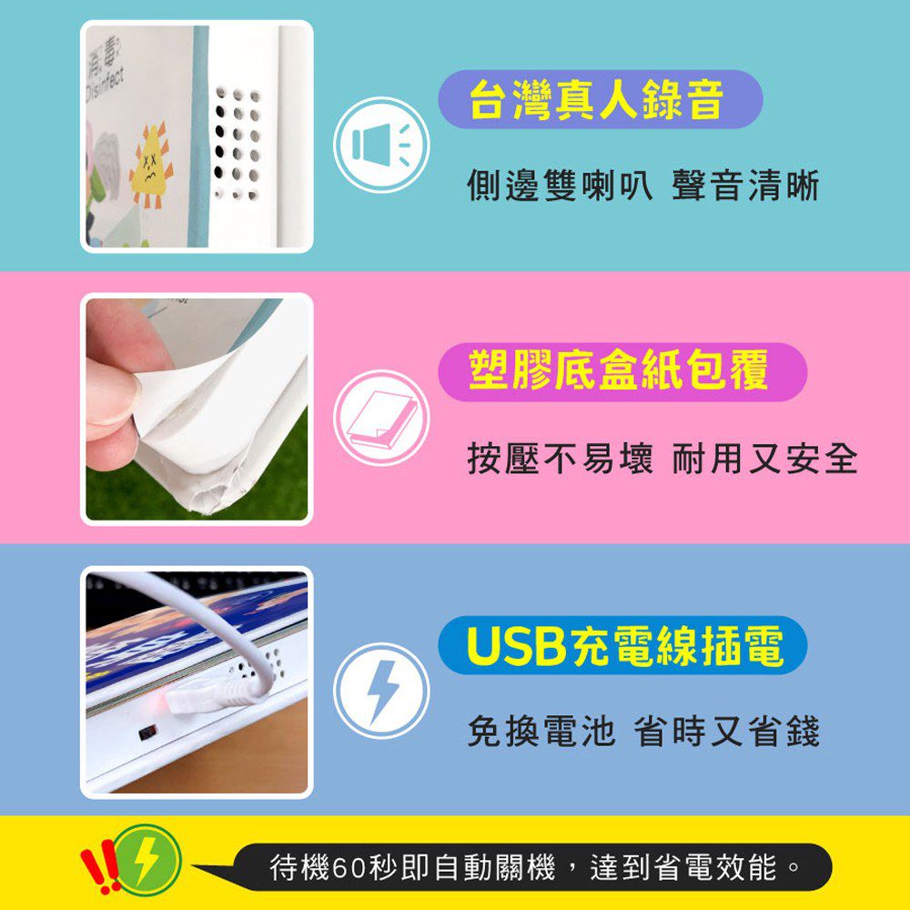 幼福文化 - 我的神奇身體手指按按點讀知識百科有聲書