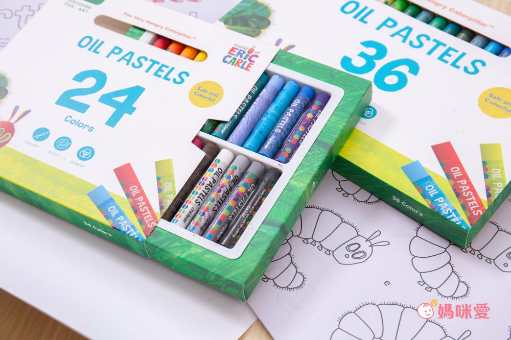 暢銷繪本聯名！好餓的毛毛蟲 x MIDEER 可水洗彩色筆、蠟筆