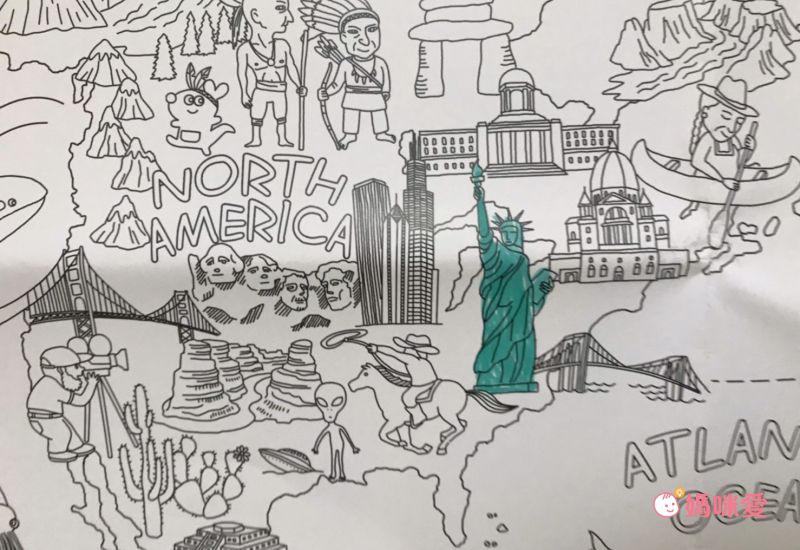 邊塗鴉邊環遊世界【西班牙JoanMiro】巨幅塗鴉紙