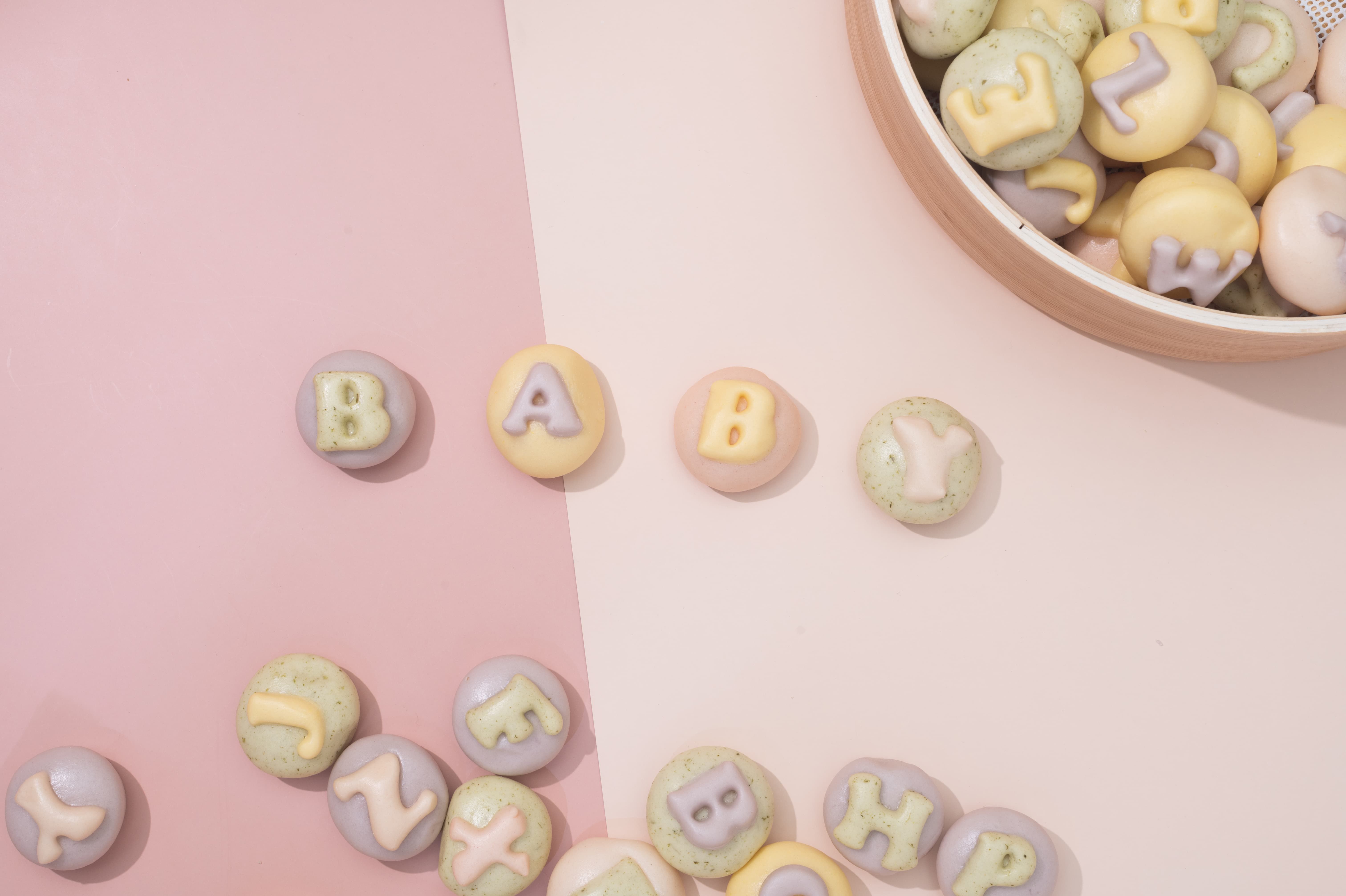 老甜媽手工饅頭 - 英文字母趣味小饅頭-350g