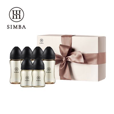 Simba 小獅王辛巴 - 蘊蜜鉑金PPSU寬口奶瓶禮盒-蒔黑