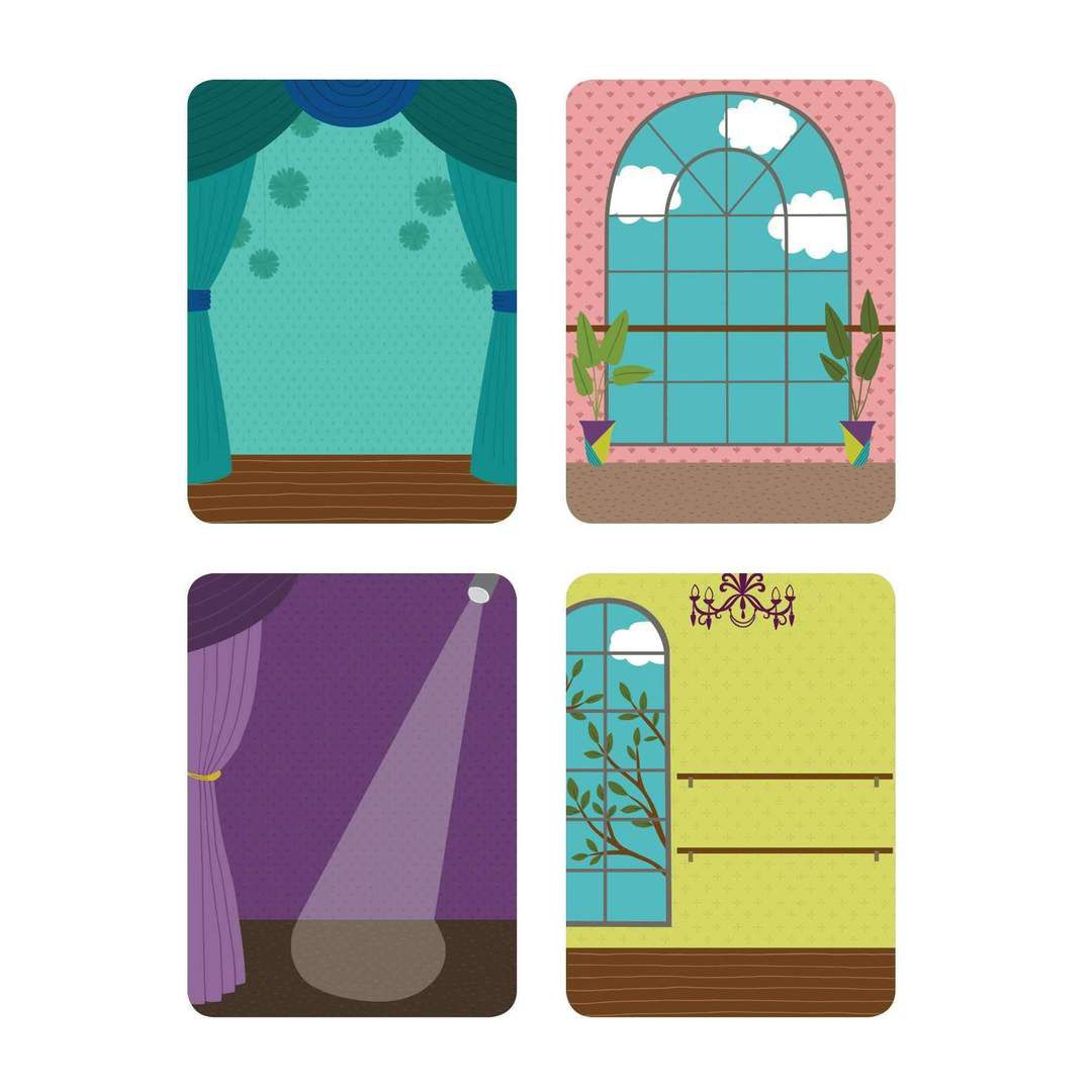 美國 mudpuppy - 磁性配搭組-森林的芭蕾舞者-4組圖案