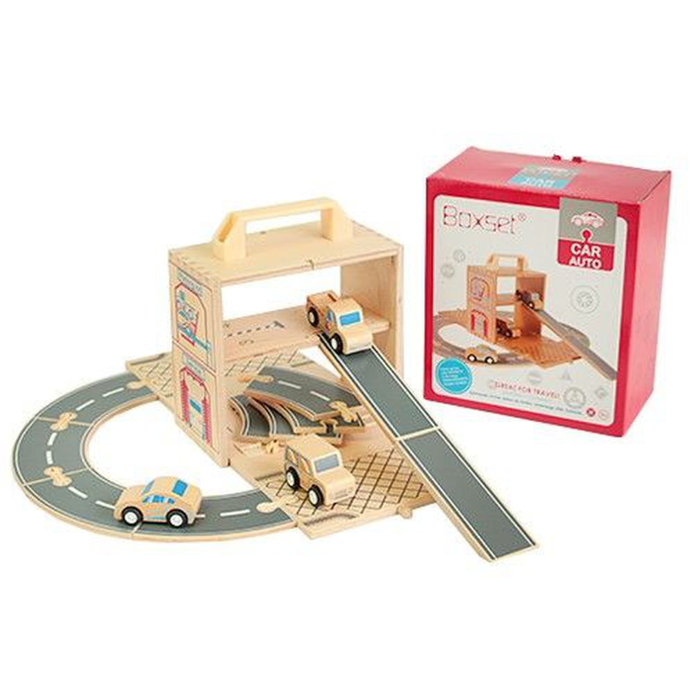 澳洲 UDEAS - 趣味木頭玩具箱-汽車(II)