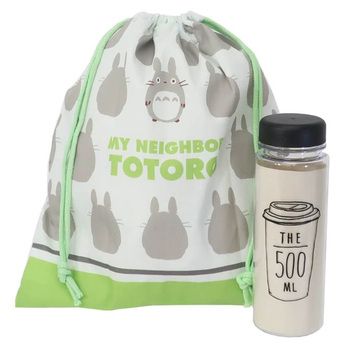 日本千趣會 - 貓巴士刺繡印花束口收納袋-橘 (S(約20×19cm))