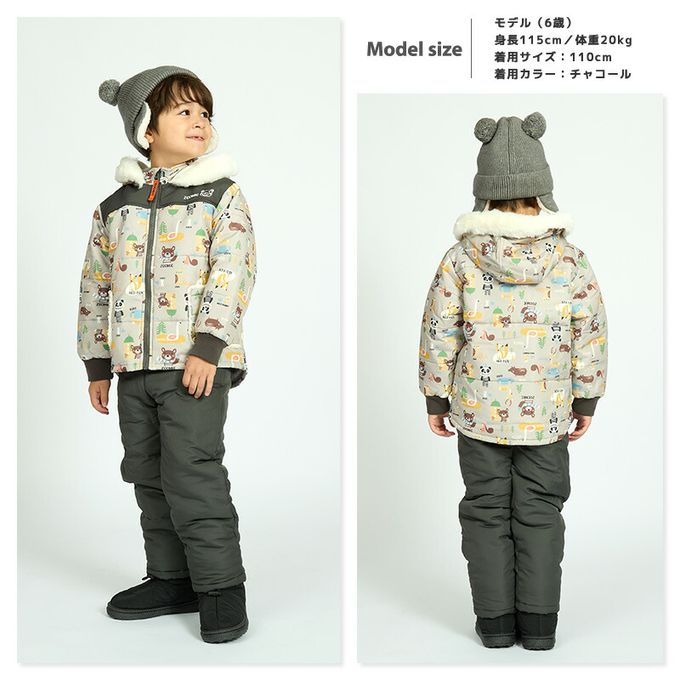 日本 ZOOLAND - 潑水加工 防寒玩雪保暖機能長褲-素面-紅