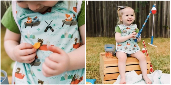 BapronBaby圍兜裙 - 釣魚攻略-圍兜裙 (24.7cm*15.2cm*1.3cm)