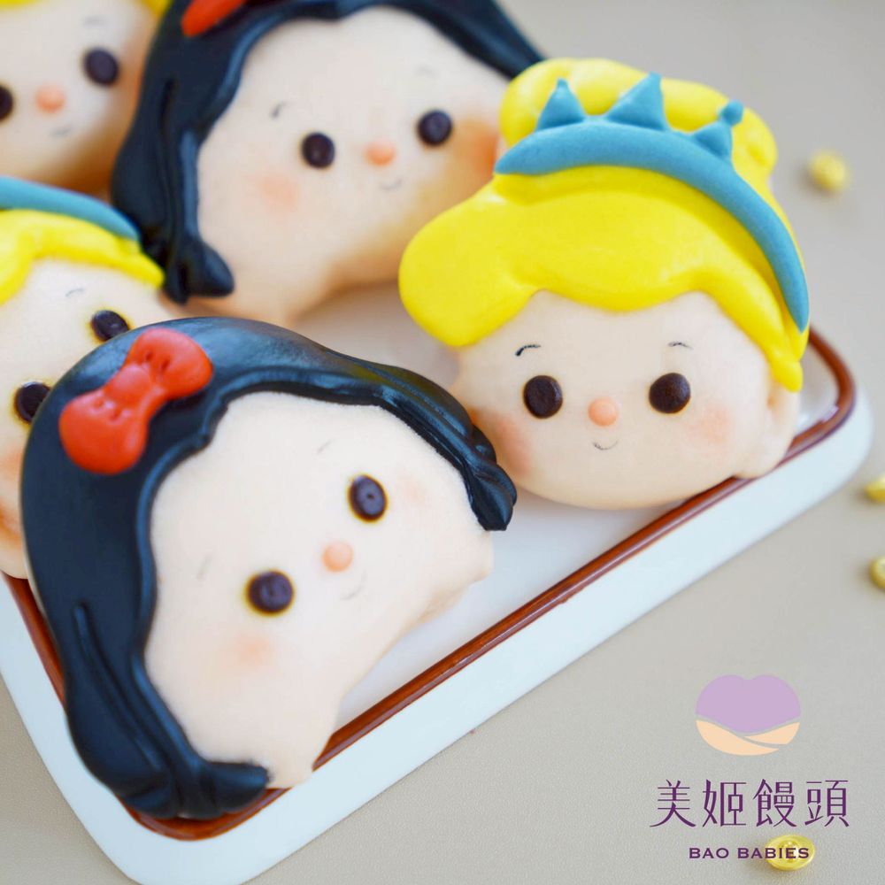 公主的早餐鮮乳造型饅頭-40g*6顆