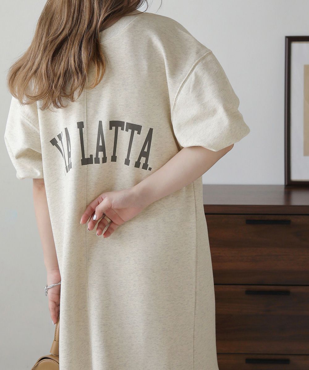 日本 Bou Jeloud - 休閒拉鍊亨利領泡泡袖洋裝-灰