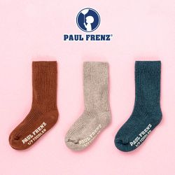 韓國 PAUL FRENZ - (3入組)韓製彈力中長筒襪-NATALIE