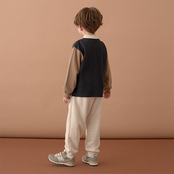 日本 b-ROOM - 彈力百搭口袋運動長褲-炭灰