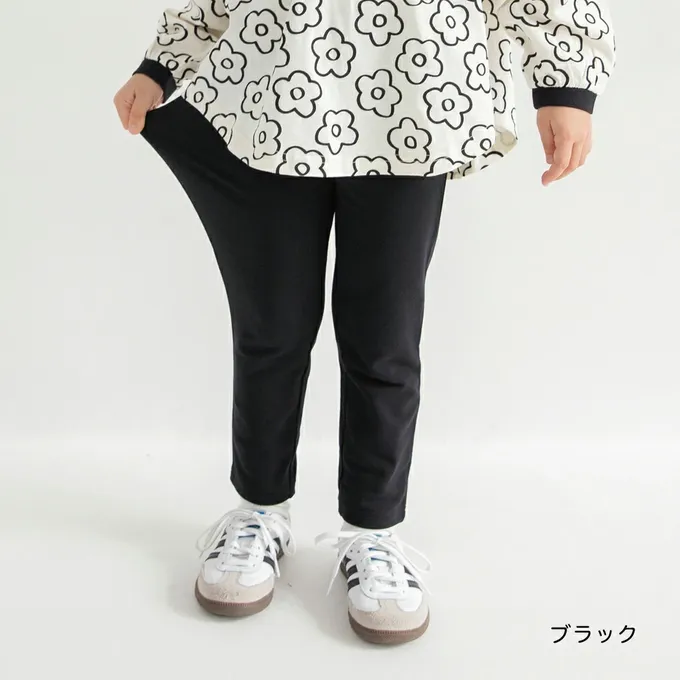 日本 BRANSHES - 定番超彈力百搭長褲-格紋-黑