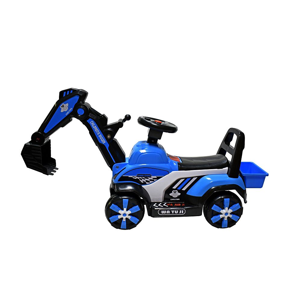 挖土機學步車 WJ128B-藍色-淨重：3.5kg