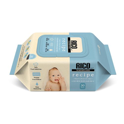 韓國RICO baby - 嬰兒口手濕紙巾30抽-單包