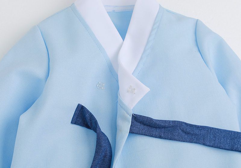 韓國 OZKIZ - (男寶)三件式長袖生活韓服