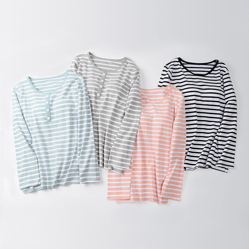 莫代爾柔軟涼感長袖Bra T-白色