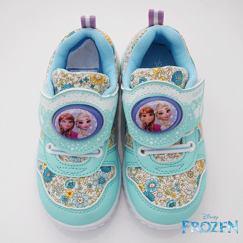 台灣製冰雪奇緣電燈休閒運動鞋(中小童段)-運動鞋-藍色