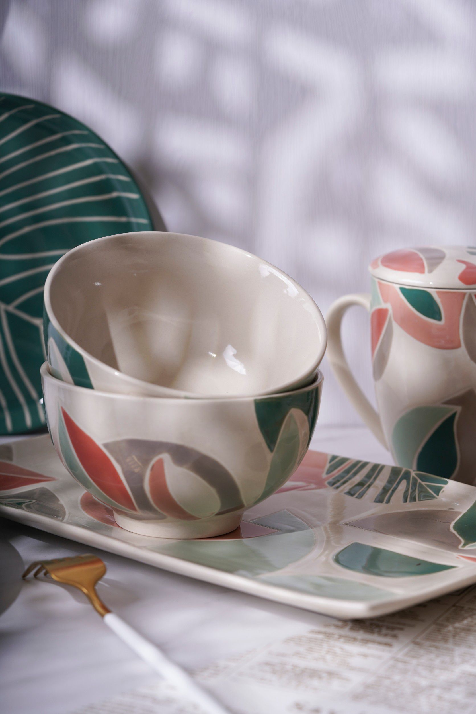 amadeus natureva - 大自然-粉彩 小餐碗 2入