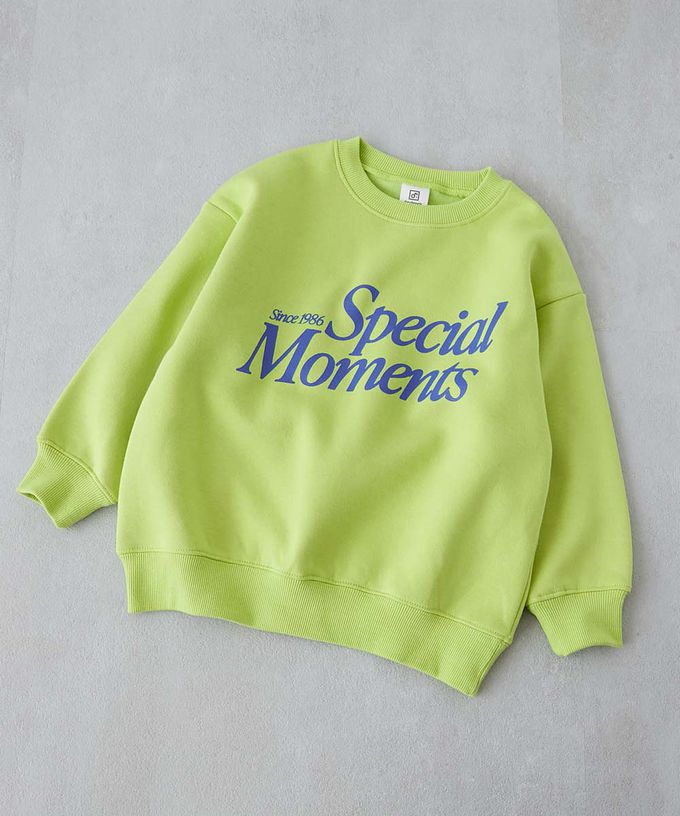 日本 devirock - 熱銷定番 裏起毛落肩大學長袖上衣-熱氣球-淺藍紫