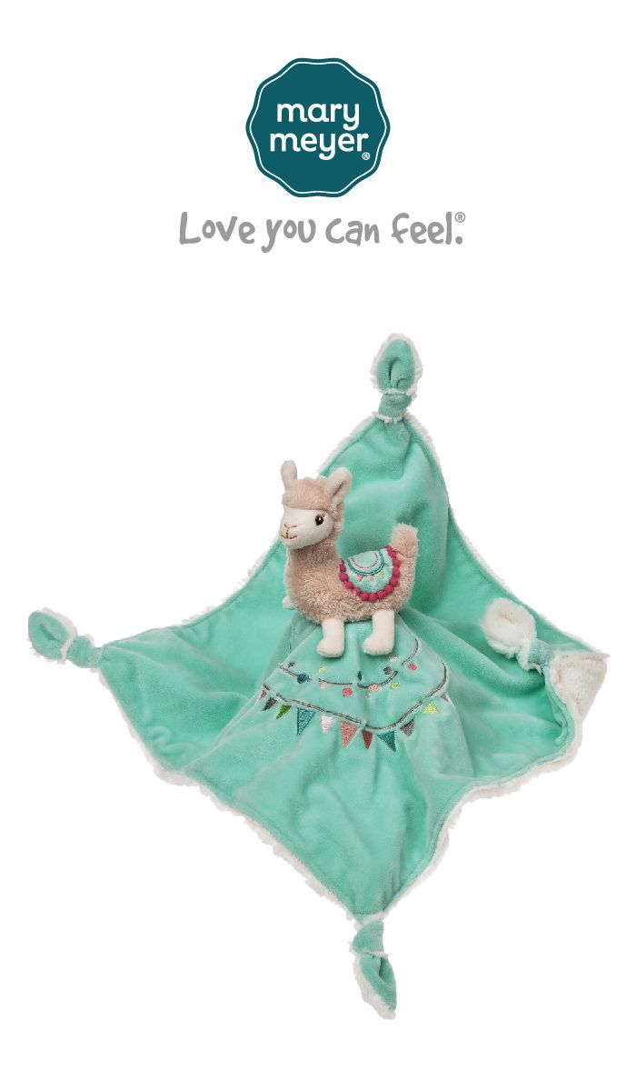 美國 MaryMeyer 蜜兒 - 羊駝臻藏禮盒（手搖鈴＋安撫巾+沙沙紙）