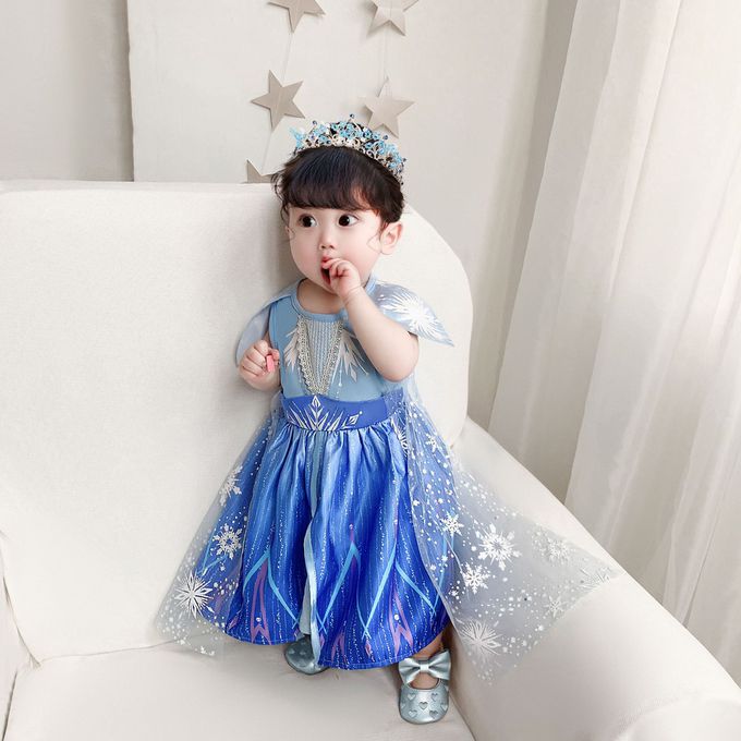 冰雪女王雪花洋裝