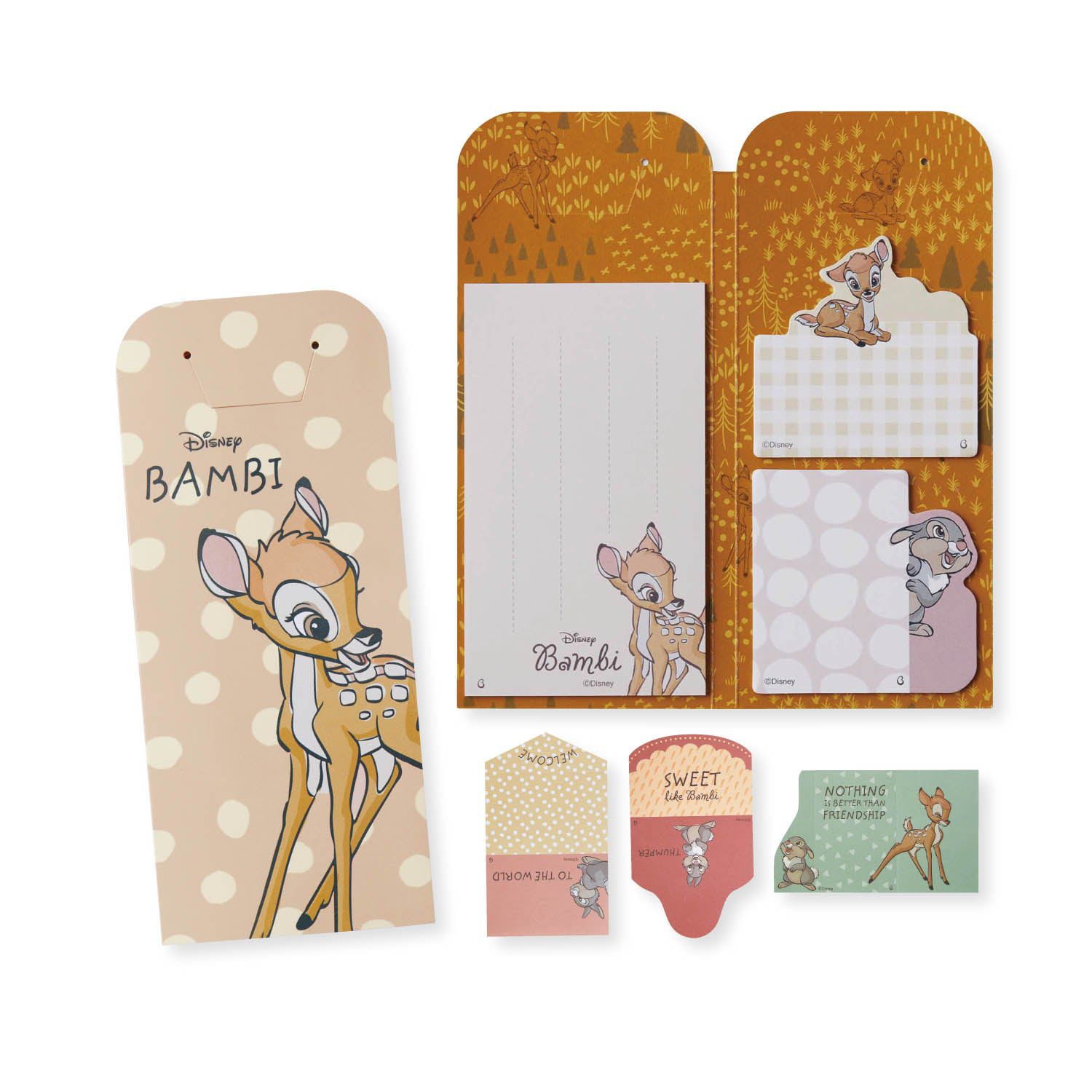 日本千趣會 - 日本製 迪士尼可愛造型便條紙組合-小飛象