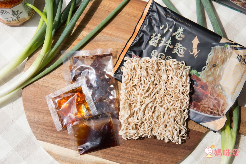 漁品軒 - 海鮮米粉x3包(土魠、鎖管、旗魚各1包，共3包)+醬拌麵x2袋(海鮮＋小卷）