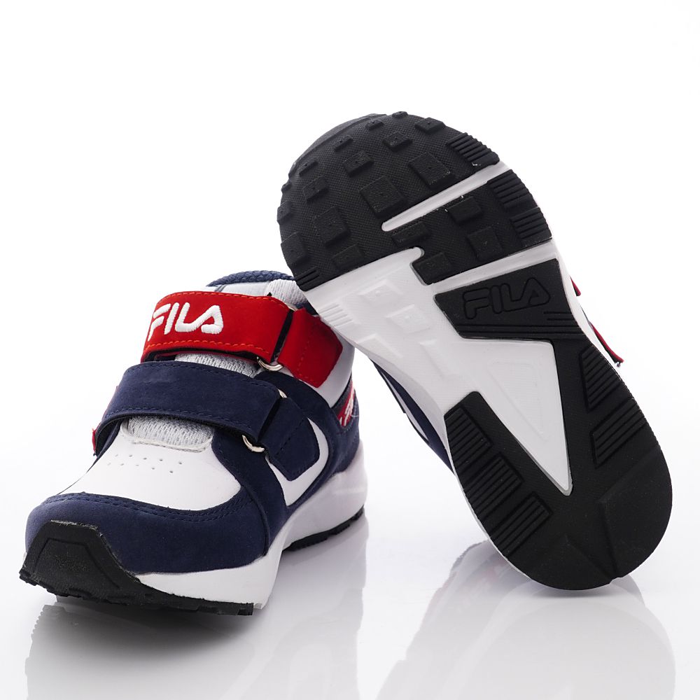 FILA - 機能童鞋-全方位穩定機能護踝款(中大童段)-藍白紅