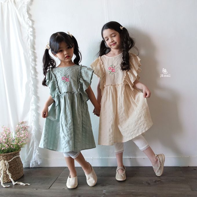 韓國 Jmsnail - 鬆緊腰蕾絲花邊裝飾內搭褲-麻灰