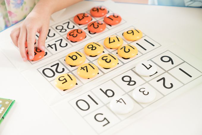 KUMON - 數字磁鐵盤1～30