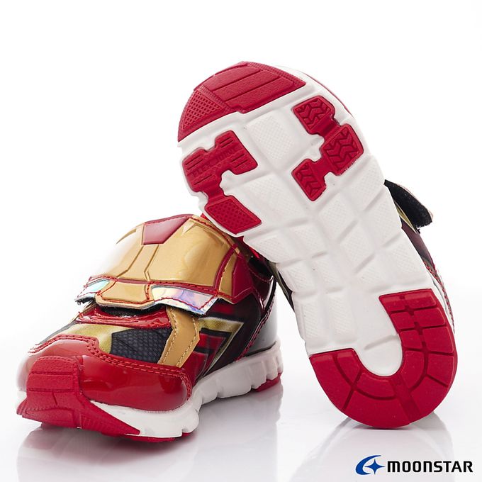 Moonstar日本月星 - 漫威授權運動系列童鞋-MVL0133紅金(中小童段)-機能運動鞋-紅金