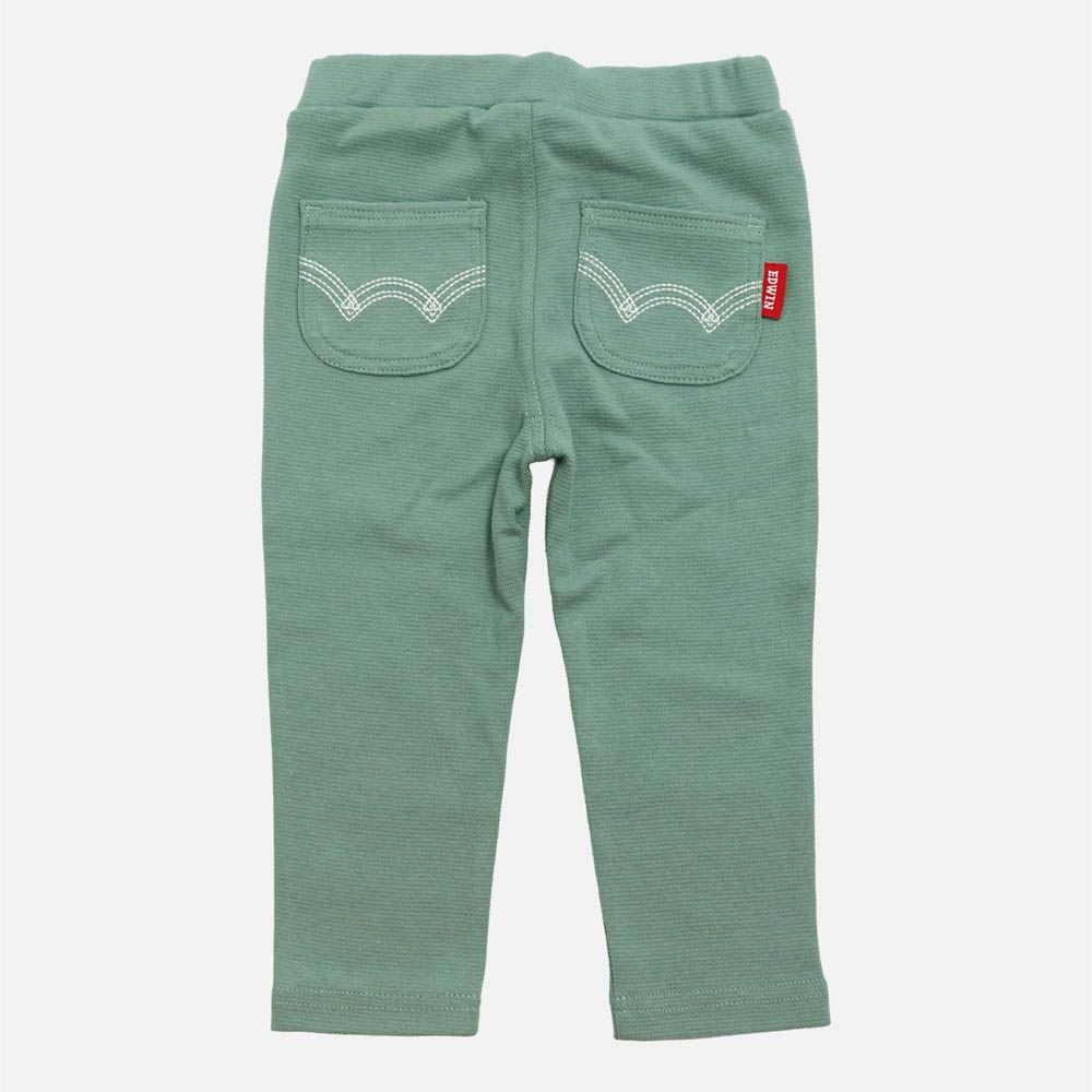 EDWIN聯名 超彈性伸縮長褲-薄荷綠