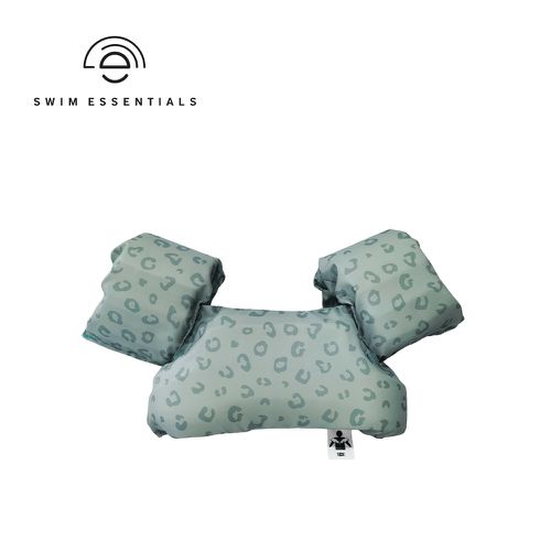 荷蘭 Swim Essentials - 幼兒/兒童臂圈型漂浮背心 (2-6Y)-森林小花豹