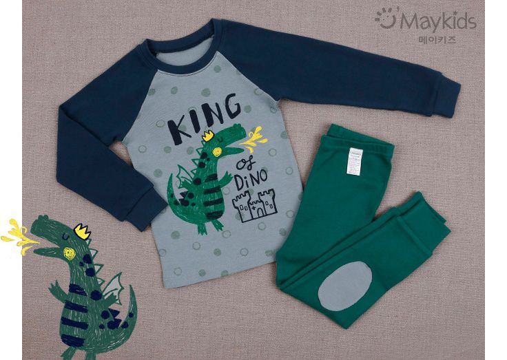 [現貨] ✦ 零碼出清價 ✭ 韓國 Maykids 有機棉長袖家居服/防踢被 ✭