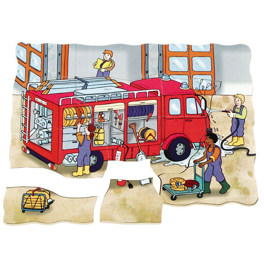 Beleduc - 多層拼圖-救火