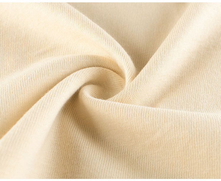 純棉圓領薄長袖上衣-復古車車-杏+灰