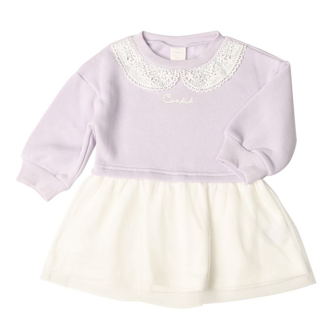 akachan honpo - 假兩件洋裝-紫色