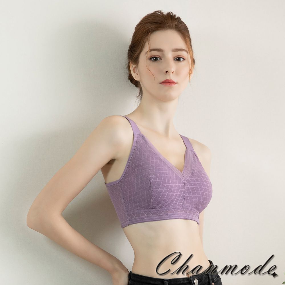 香茉 CHANMODE - 黑科技石墨烯肌潤健康內衣-3件組-內衣款-粉.紫.黑-內衣x3件