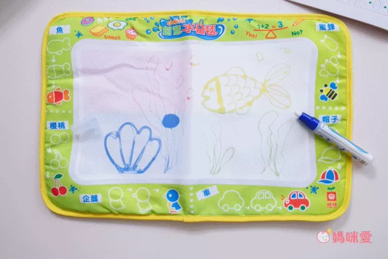 寒假獨享！幼福忍者兔水畫遊戲冊、塗鴉指印畫