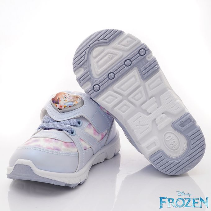 冰雪奇緣 - 冰雪奇緣2電燈鞋-FNKX37456藍(中小童)-電燈鞋-藍