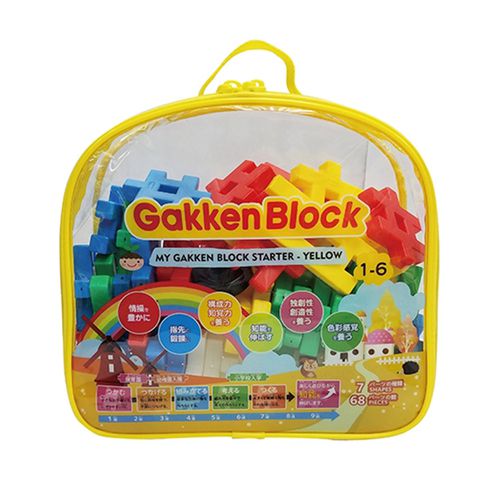 Gakken學研 - 益智積木-啟發系列(黃色新款)-STEAM教育玩具