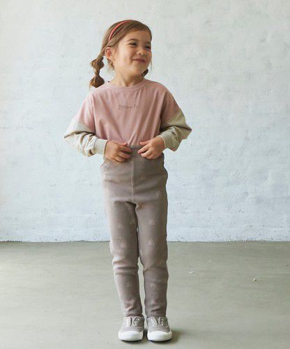 日本 PAIRMANON - 百搭彈性貼身長褲-直條紋-海軍藍