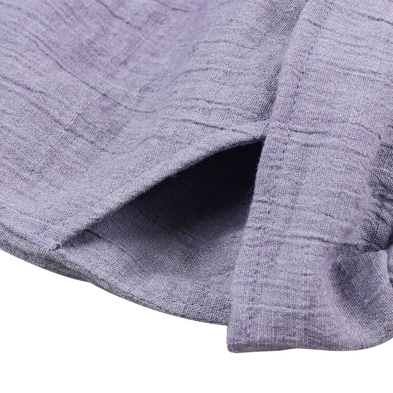 akachan honpo - 短褲-柔軟楊柳布-紫色