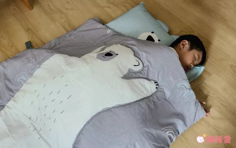 韓國 Baby Muffin - 雙面冬夏兩用抗菌防蟎睡袋/寢具-狗狗-被墊*1, 被子*1, 枕心*1, 贈收納防塵袋