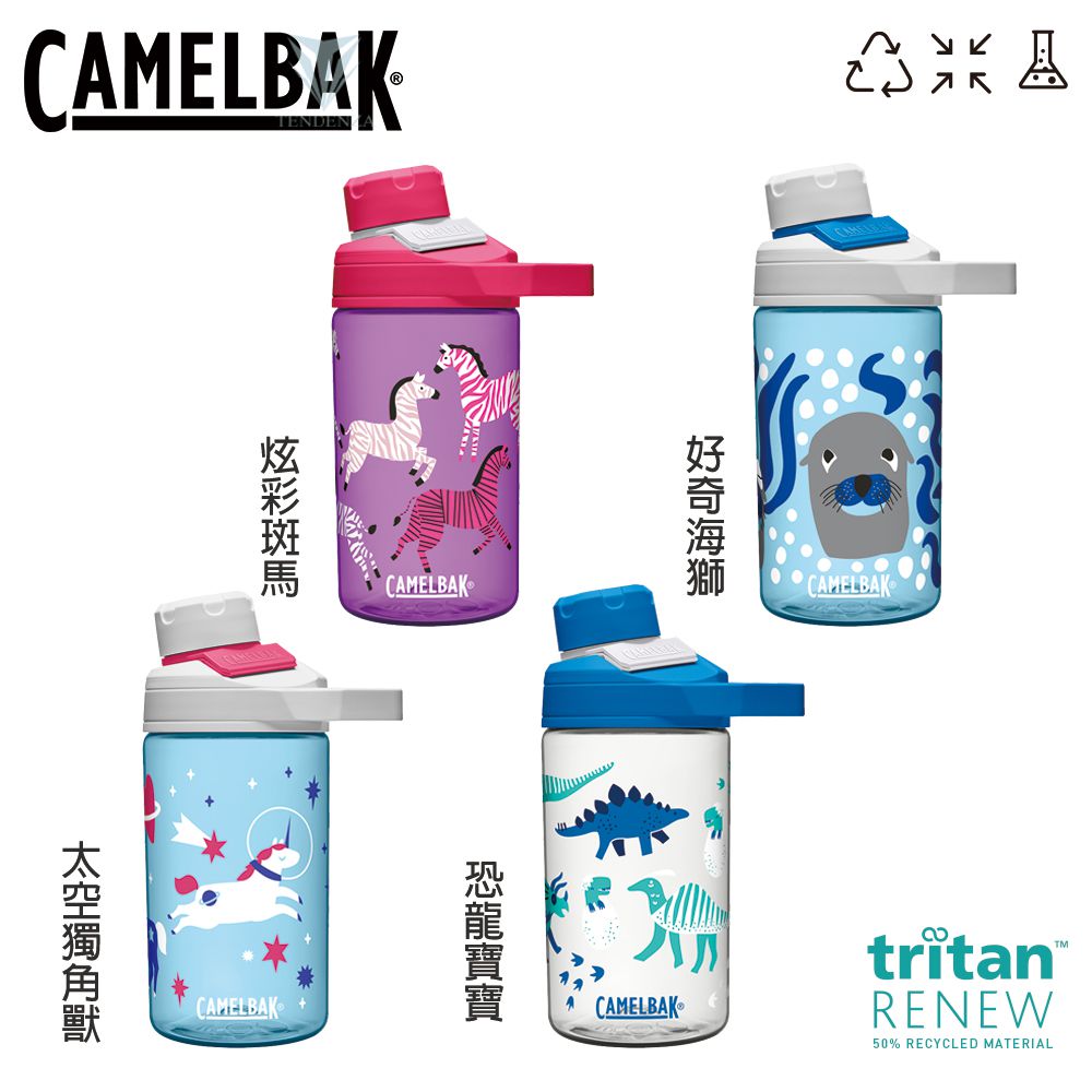 CamelBak - CHUT MAG 戶外運動直飲水瓶-恐龍寶寶 (400ml)-145g