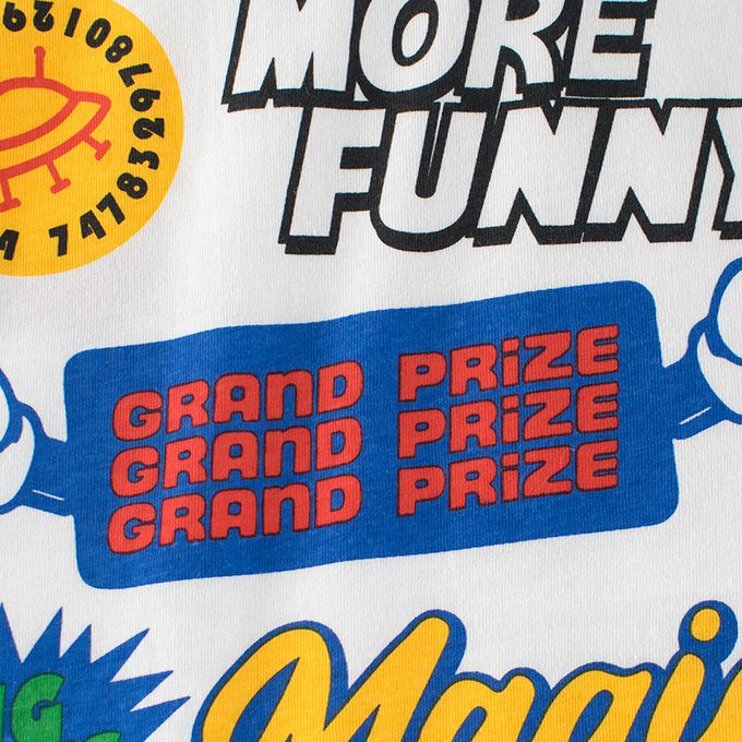 短袖棉T-潮流小標籤-白色