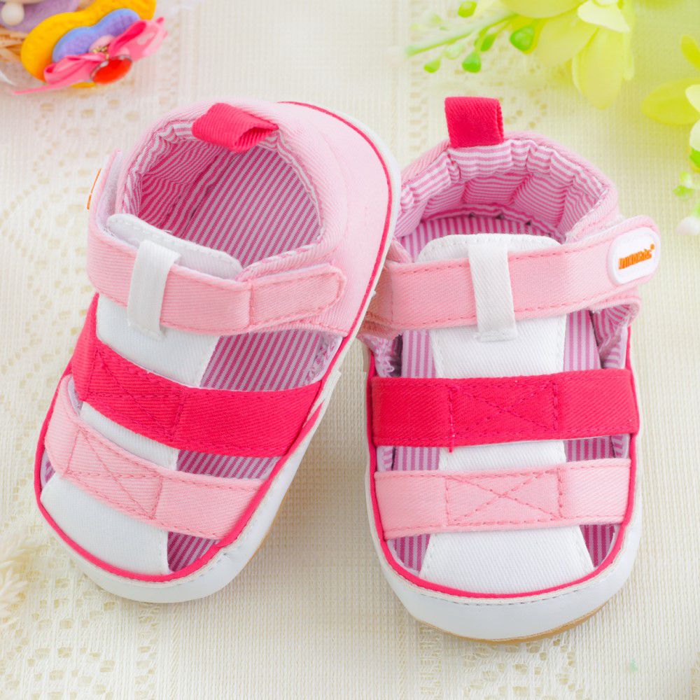 nikokids - 軟Q底學步鞋-粉色(SG564)