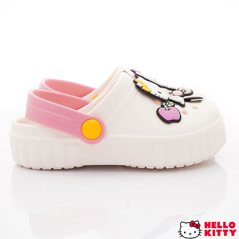 HELLO KITTY-可愛休閒涼拖鞋-823609白(中小童段)-涼拖鞋-白