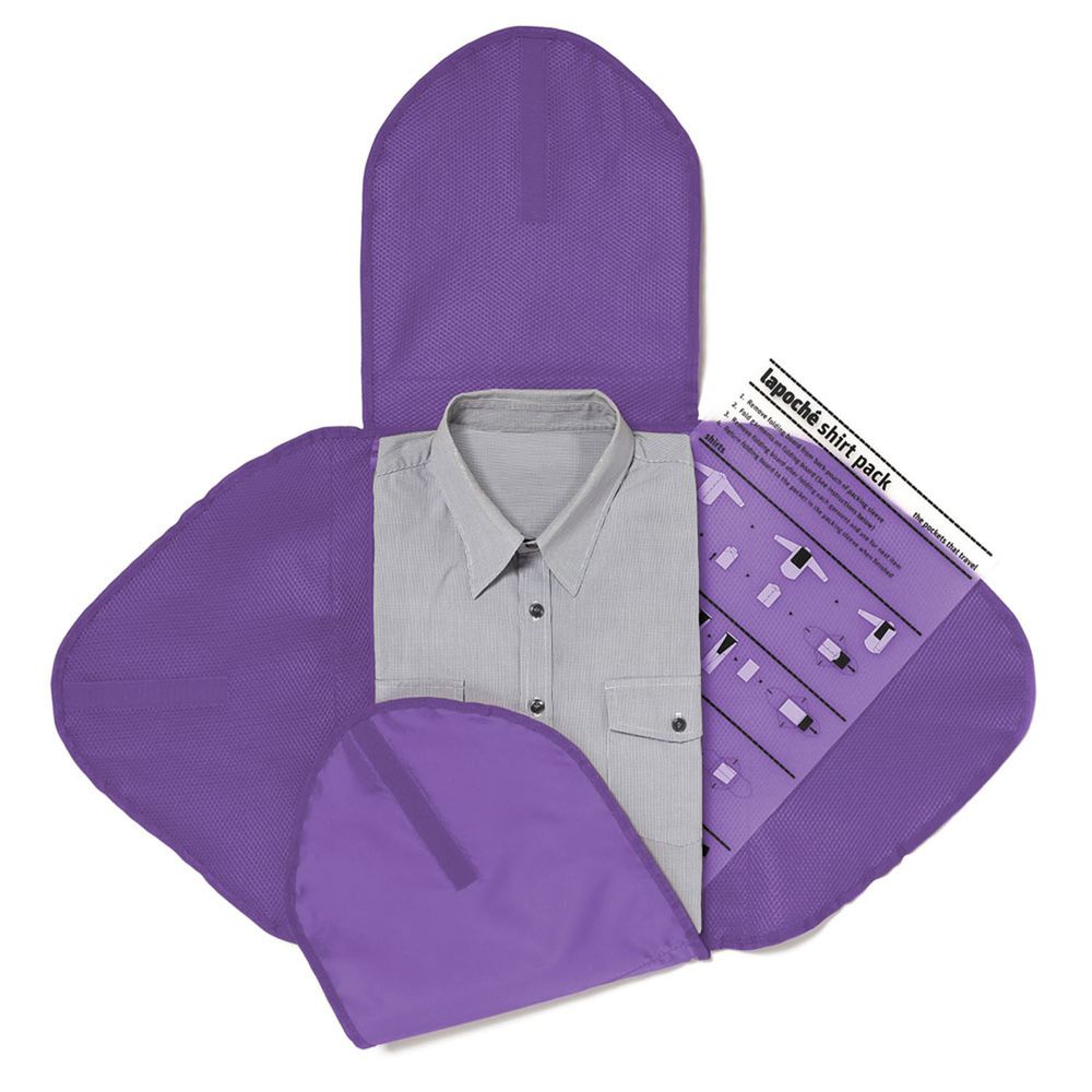 澳洲 Lapoche - 襯衫收納攜行袋-紫色
